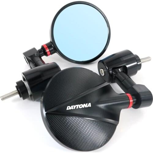 For Triumph Daytona 600 650 675 675R 750 955i 1000 Motorcycle Handle Bar End Mirrors Rearview Mirrors CNC Aluminum