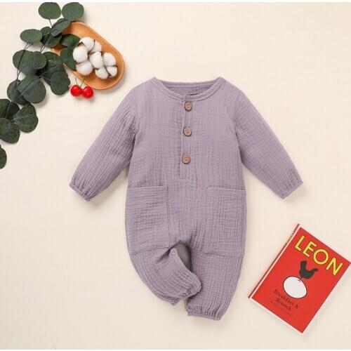 2020 Baby Winter Romper For Newborn Girl Boy Clothes Toddler Baby Jumpsuit Baby Girl Rompers Infant Clothing
