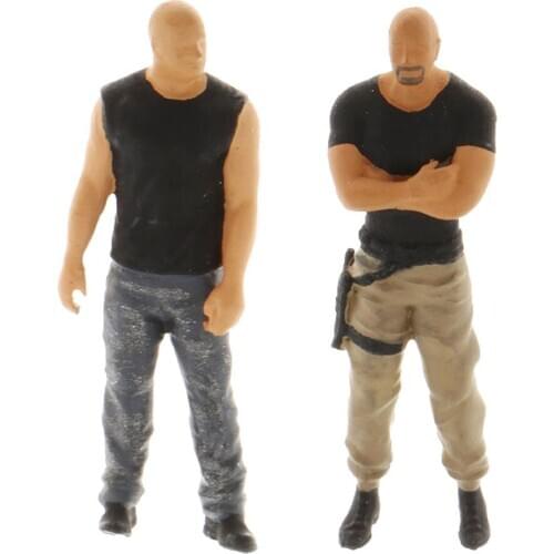 1:64 Miniature Racing Car Scene Character Movie Figure Model Multicolor