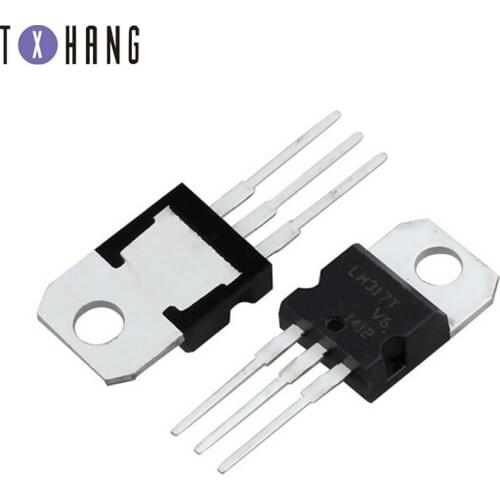 10pcs/lot LM317 LM317T TO-220 adjustable chip three-terminal regulator diy electronics