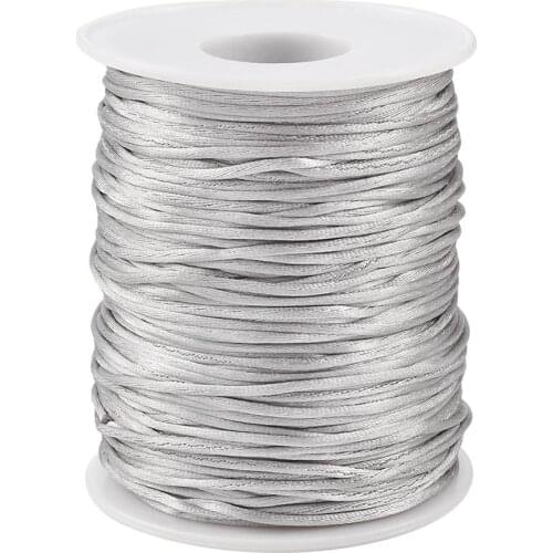 100m/roll 1.5mm Polyester Cord String Thread For DIY Jewelry Bracelet Necklace Handmde Accessories