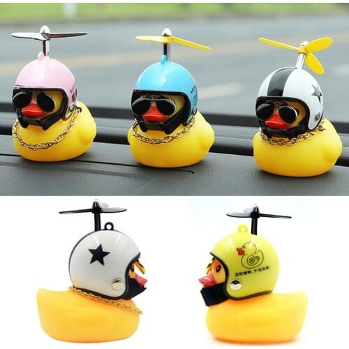 2@#Car Accessorie Headwear Auto Styling Car Snowmobile Helmet Broken Wind Duck Motocross Full Face Off Road Helmet Decoration
