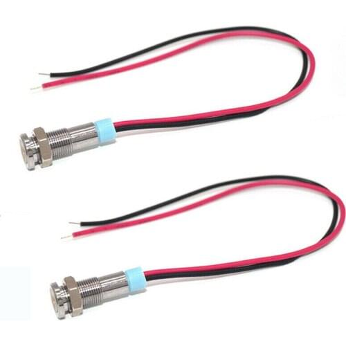 Universal LED Amber Lights 2Pcs Accessory Amber Brake LED Pilot Replacement