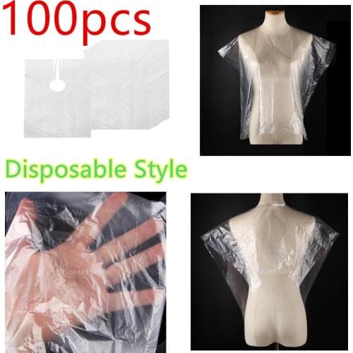 50pcs Disposable Hair Cutting Cape Gown Salon Barber Styling Hairdressing Capes Gowns Waterproof Hairdresser Cloth