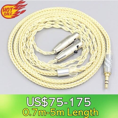 LN007637 8 Core Gold Plated + Palladium Silver OCC alloy Cable For Monolith M1570 Over Ear Open Back Balanced Planar Headphone
