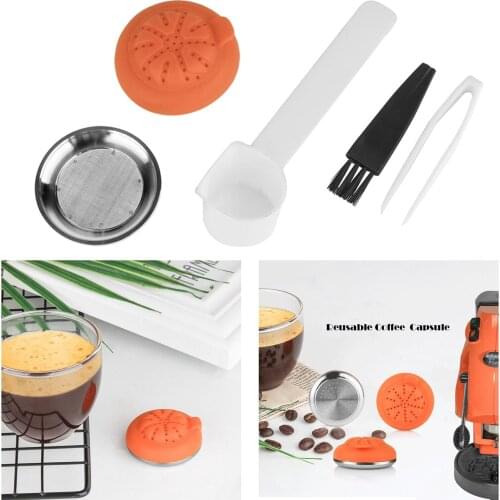 Espresso Refillable Capsules Reusable Coffee Stainless Steel Capsules