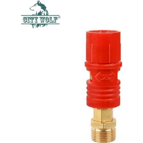 Citywolf high pressure washer nozzle adjustable fan shape nozzle spray water gun nozzle car washer accessories