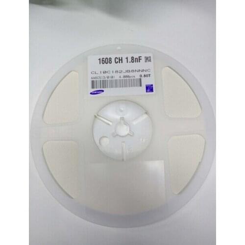 CL10C152JB8NNWC CL10C152JB8NNNC CL10C152JB8NFNC CL10C182JB8NNNC CL10C182JB8NFNC 0603 1.5nF 1.8nF 50V C0G ±5% Chip capacitors