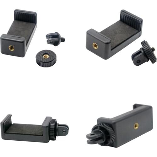 1Pc Selfie Sticks Tripod Mount Sports Camera Adapter to Phone Clip Clamp Camera Tripod Accessory