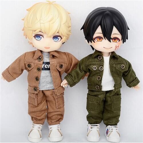 Ob11 Doll Clothes Cute Cowboy Coat for ob11,obitsu11,holala,GSC,1/12bjd doll clothes accessories for ob11doll