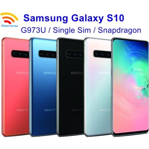 Samsung Galaxy S10 G973U G973U1 90% New Original 6.1" RAM 8GB ROM 128/512GB Snapdragon NFC 4G LTE Cell Phone