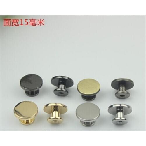 10 pieces / lot) New flat shoulder strap fixed rivet handbag bottom pattern rivet handbag hardware accessories