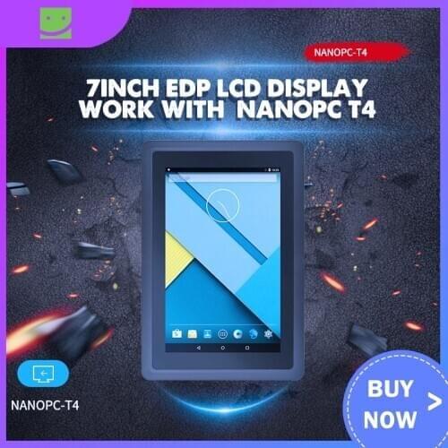 7inch EDP LCD Display with Cap-Touch (HD702E) Work with NanoPC T4