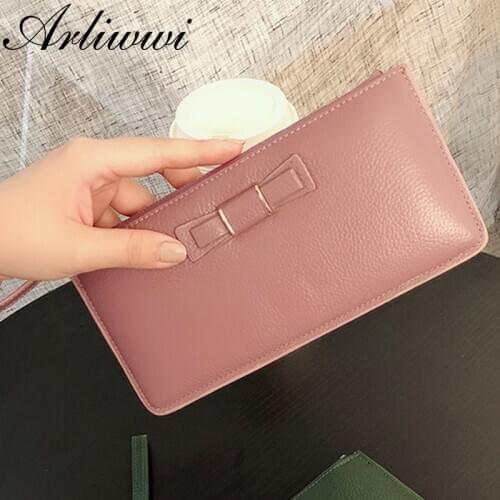 Arliwwi Women's Gold Wallets