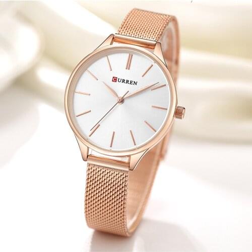 Simple Woman Watches 2021 Brand Luxury Stylish Curren Ladies Wrist Watches Waterproof Female Wristwatch Hour Relogio Feminino