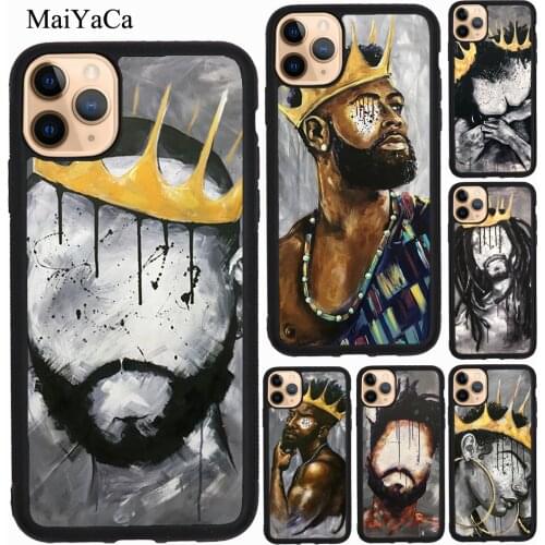 MaiYaCa Black King Aesthetic Case For iPhone XR X XS Max SE 2020 6S 8 7 Plus 12 mini 11 Pro Max Coque
