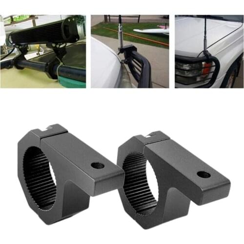 1 Pair 25mm-45mm Horizontal Mounting Bracket Bar Clamp Bar Tube Clamp Clamp Sturdy LED Light Mounting Bracket for ATV UTV