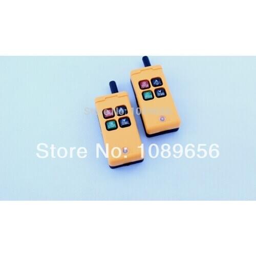 HS-4 Industrial Remote Control switch 4 keys 12VDC 2 transmitter+ 1 receiver
