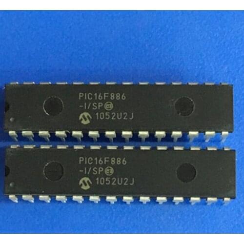 Xinyuanin stock PIC16F886-I/SP PIC16F886 16F886 DIP28 IC MCU 8BIT 14KB FLASH 28SDIP 1pcs