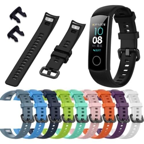 Anti-scratch Soft Silicone Watch Band Sports Wrist Strap Replacement for Huawei Honor 5 Sports Bracelet Accessories