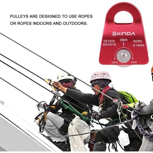 Pulley Outdoor Climbing Equipment Rock Climbing Pulley Aluminum Alloy Outdoor Survival Mountaineering Equipment