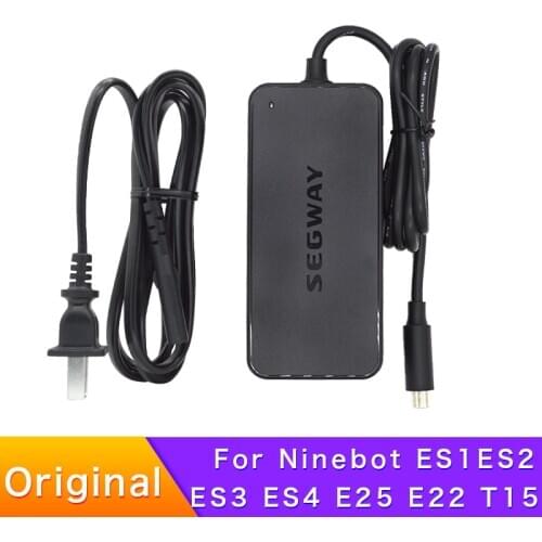 Original Charger For Segway Ninebot Kickscooter ES1 ES2 ES4 E22 E25 T15 M365 Pro Electric Scooter Charger Adapter Accessories