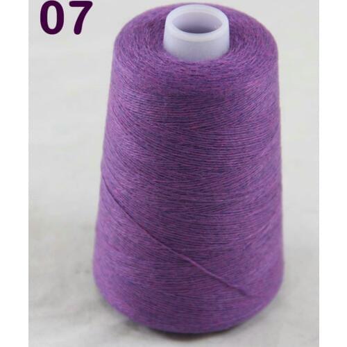 Sales 1X100g high quality 100% pure cashmere warm soft hand-woven tower yarn Purple 26207