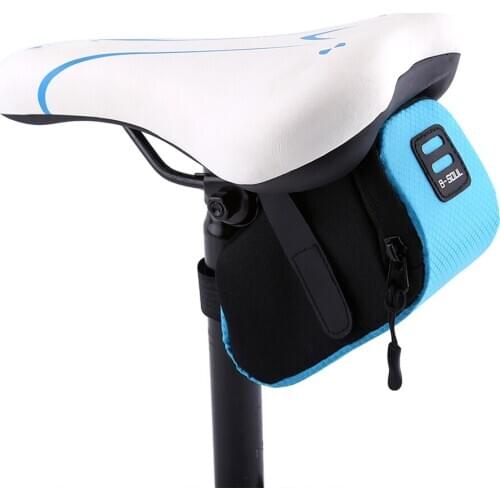 Mountain Bike Seatpost Bag Saddle Road Cycling Folding Bicycle Phone Repair Tools Rear Tail Storage Pouch