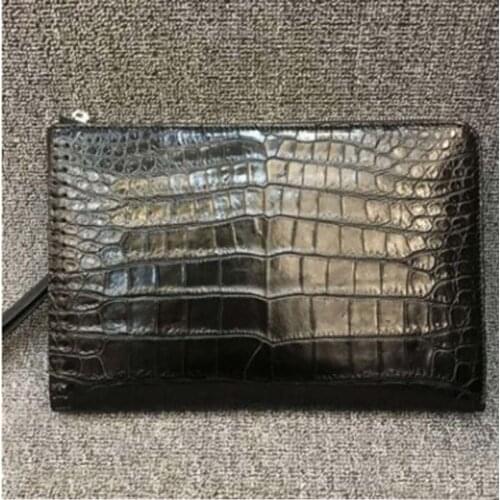 XHPJThailand crocodile belly men bags leisure classic package Male money Hand caught men clutch bag