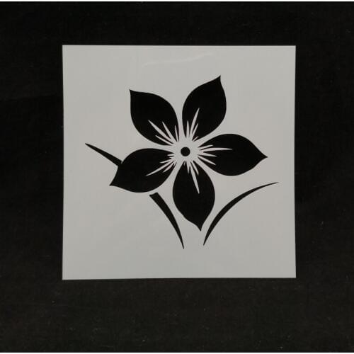 13*13 Flower Layering Stencils for Diy scrapbook/photo album Decorative Embossing coloring,painting stencil,home decor