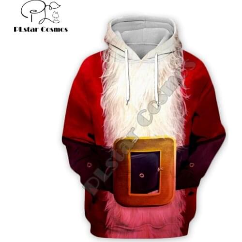2019 Christmas Fashion Men 3d Hoodies Men/Women Cosplay costume Legit Santa Clause Printed Hoodie/Zip Hoodie Drop ship