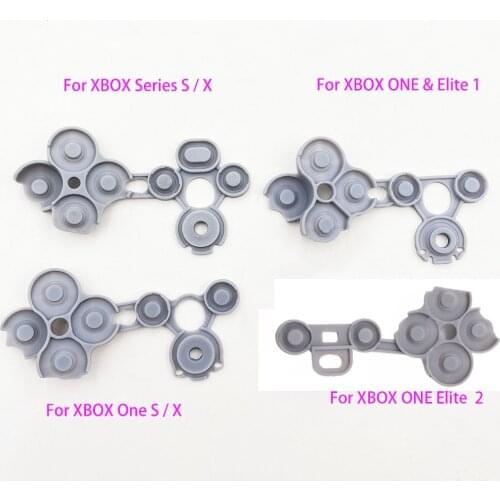 30PCS For XBOX Series S / X Controller Conductive Contact Button D-Pad Pads for Xbox One & S /X Rubber Pad For XBOX ONE Elite 1