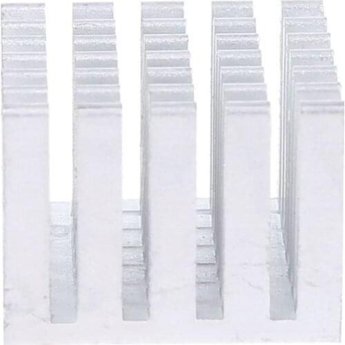 5Pcs/Set 20x20x15mm Cooling Heatsink CPU GPU IC Chip Aluminum Heat Sink Radiator
