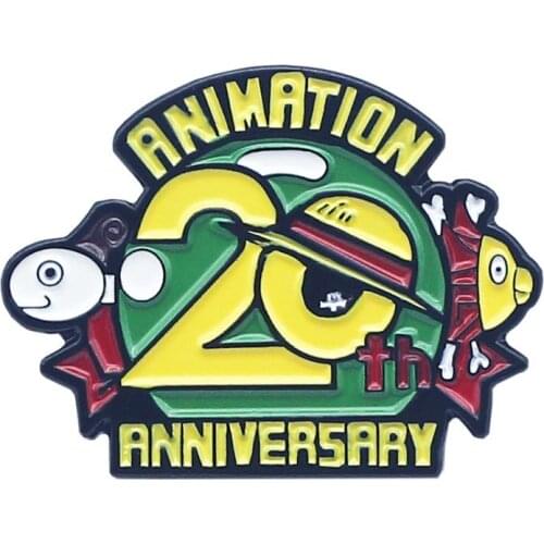 Anime Movies 20th Anniversary Hard Enamel Pins Brooches Women Men Lapel Badges Backpack Collar Fashion Jewelry Gifts For Kids