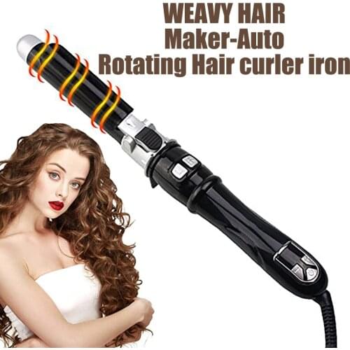 Automatic Curling Iron 360 Degree Rotating Hair Curler Ceramic Roller Hair Waver Multifunctional Styling Tools Women Styler
