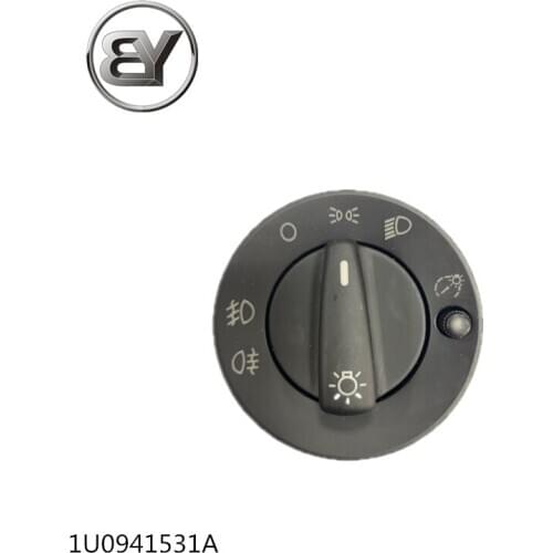 BTAP Car Headlight Switch Knob Button For OCTAVIA 1U0941531A