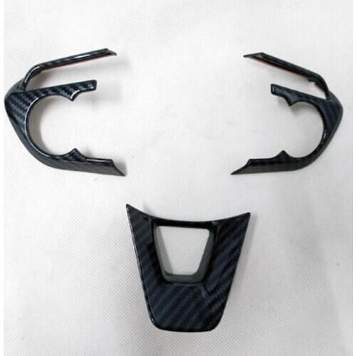 For Toyota Rav4 Rav 4 Xa50 50 2019 2020 Car Accessories Steering Wheel Trim Interior Frame Decoration Plastic Carbon Fiber