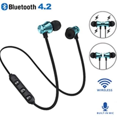 Wireless In-Ear Earbuds Headphone Bluetooth 4.2 Stereo Earphone Headset Wireless Bluetooth Magnetic Headset For Smart Phones