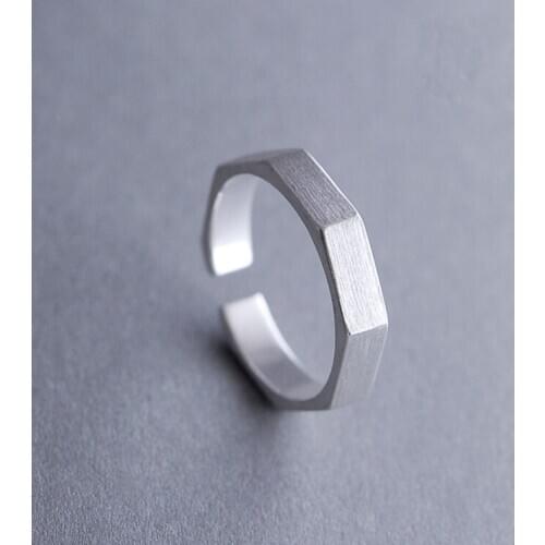 Bohemian Vintage Hexagon Rings For Women Charm Ring Party Wedding Fashion Jewelry Gifts