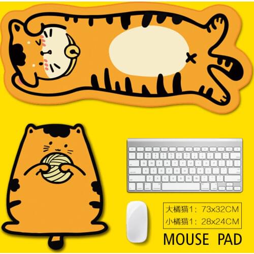 Kawaii Bear Large Mouse Pad Lovely Animal Mouse Pad Big Computer Gaming Mouse Pad Non-slip Natural Rubber Gaming Mouse mat