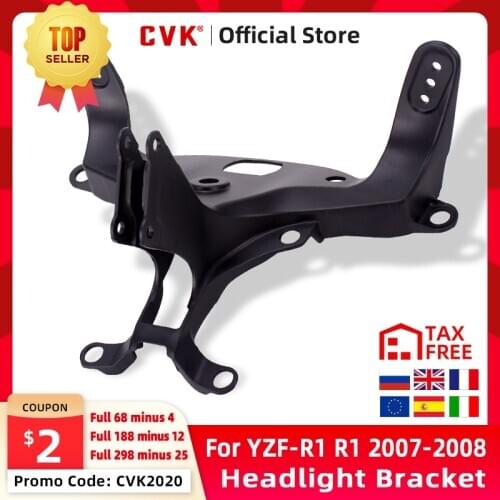 CVK Headlight Bracket Motorcycle Upper Stay Fairing For YAMAHA YZF 1000 R1 2004 2005 2006 2007 2008 YZF-R1 04 05 06 07 08 Parts