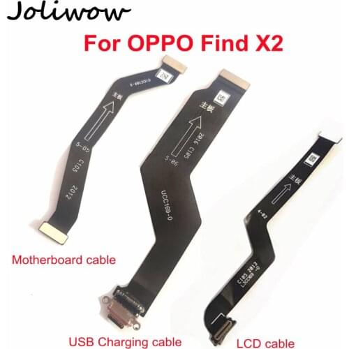 For Oppo Find X2 MainBoard Motherboard LCD Connector Flex Cable Charging Cable LCD Flex Cable