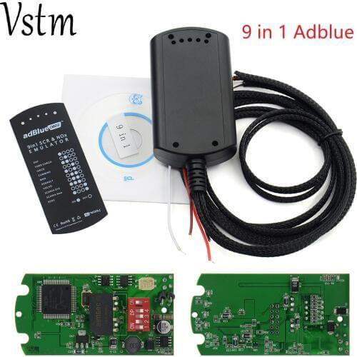 Emulation Adblue 8 in 1 8in1 update to Adblue 9 in 1 Universal NOT NEED ANY SOFTWARE Emulation Box for multi-brands trucks