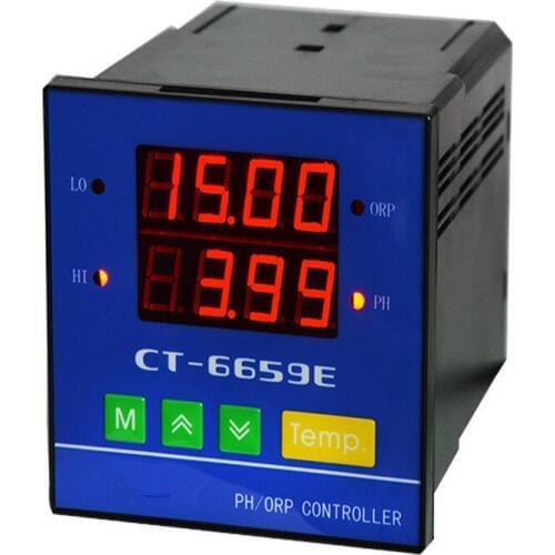 Hot Sale High Quality Precision Industrial PH/ORP Controller CT-6659E PH Value Detector ORP Analyzer ORP Detector AC 220V Meter