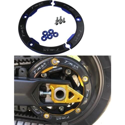 KODASKIN Chain Guard Motorcycle Transmission Belt Pulley Sprocket Covers for Yamaha TMAX 530 2012-2017