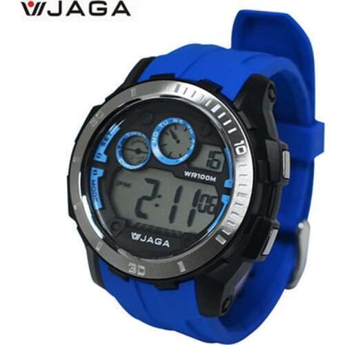 JAGA Men Sports Watches Waterproof Fashion Casual Digital Watch Digital Military Multifunctional Mens Sports Watches M1065