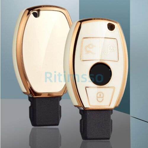 New Fashion Tpu Car Key Cover Case for Mercedes Benz CLS CLA GL R SLK AMG A B C S Class Remote Holder Accessories