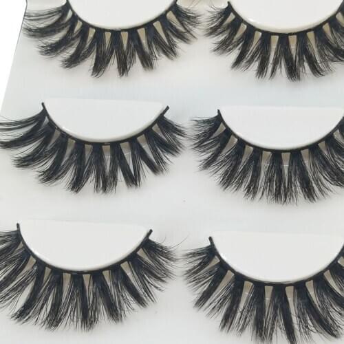 New 6 pairs/2boxs natural false eyelashes fake lashes long makeup 3d mink lashes extension eyelash mink eyelashes for beauty 11