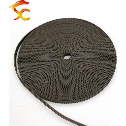 High Quality 50Meters T2.5 6mm Timing Belts width 6mm Rubber with fiberglass Metric Trapezoid open ended belt pulley 3D Printe