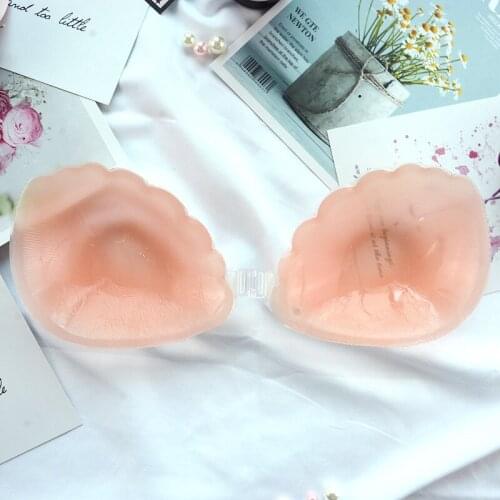 Self-adhesive Stick On Gel Push Up Strapless Backless Invisible Shell Shape Bras Sexy Adhesive Seamless Push Up Bra